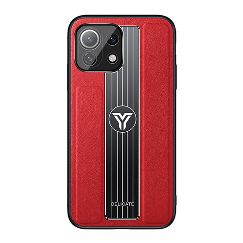 Ultra-thin Silicone Gel Soft Case Cover C02 for Xiaomi Mi 11 Lite 5G Red