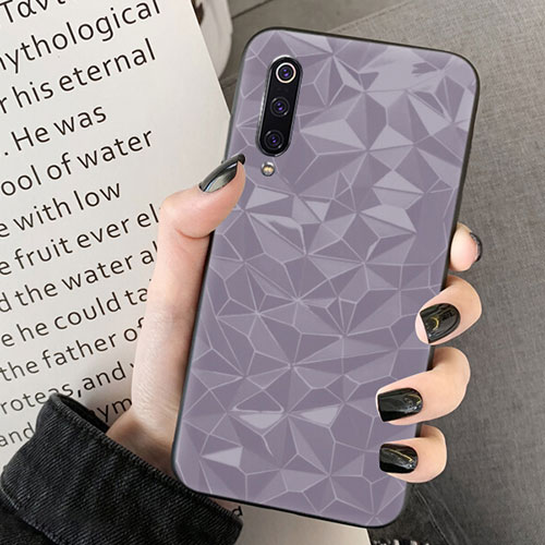 Ultra-thin Silicone Gel Soft Case Cover C03 for Xiaomi Mi A3 Purple