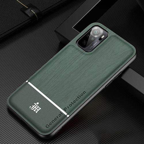 Ultra-thin Silicone Gel Soft Case Cover JM1 for Xiaomi Redmi Note 10 4G Green