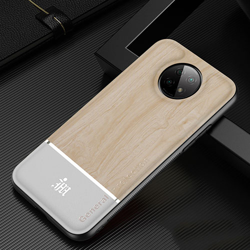 Ultra-thin Silicone Gel Soft Case Cover JM1 for Xiaomi Redmi Note 9 5G Gold