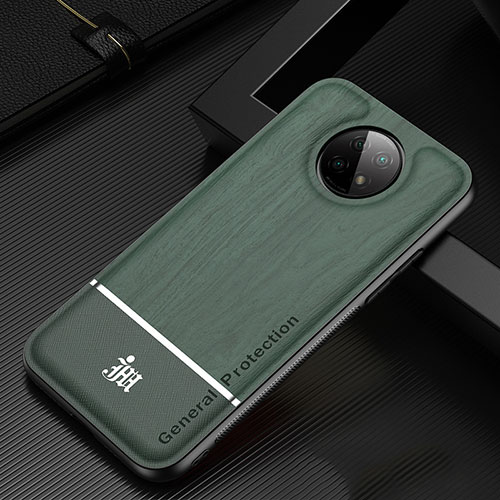 Ultra-thin Silicone Gel Soft Case Cover JM1 for Xiaomi Redmi Note 9 5G Green