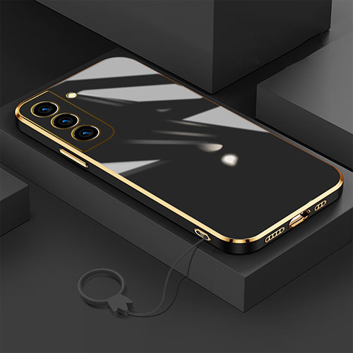 Ultra-thin Silicone Gel Soft Case Cover M01 for Samsung Galaxy S22 Plus 5G Black