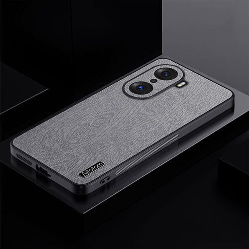 Ultra-thin Silicone Gel Soft Case Cover PB1 for Huawei Honor 60 Pro 5G Gray