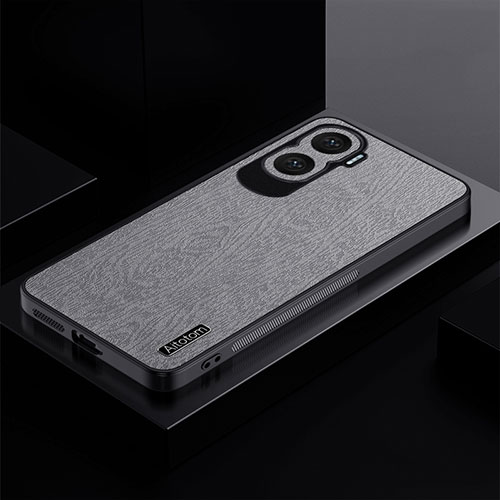 Ultra-thin Silicone Gel Soft Case Cover PB1 for Huawei Honor X50i 5G Gray