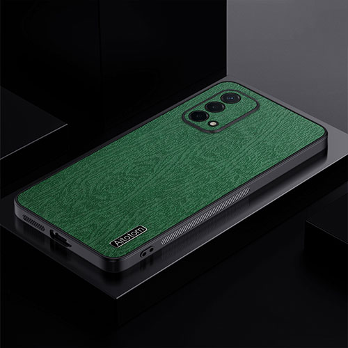 Ultra-thin Silicone Gel Soft Case Cover PB1 for Oppo A54 5G Green