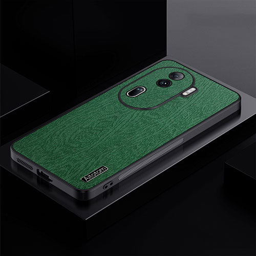 Ultra-thin Silicone Gel Soft Case Cover PB1 for Oppo Reno11 Pro 5G Green