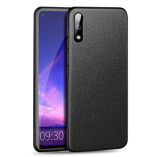 Ultra-thin Silicone Gel Soft Case Cover S01 for Huawei Enjoy 10 Black