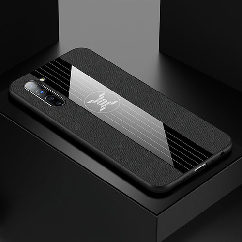 Ultra-thin Silicone Gel Soft Case Cover S01 for Oppo F15 Black