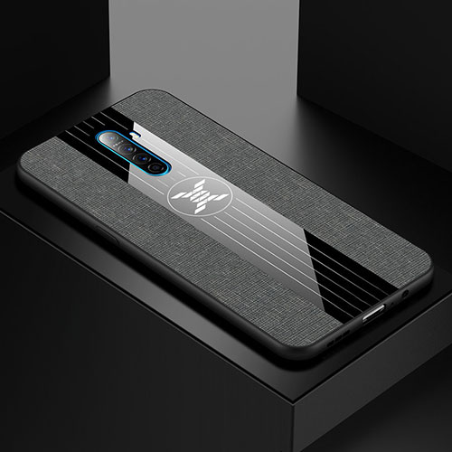 Ultra-thin Silicone Gel Soft Case Cover S01 for Oppo Reno Ace Gray