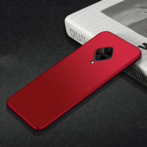 Ultra-thin Silicone Gel Soft Case Cover S01 for Vivo S1 Pro Red