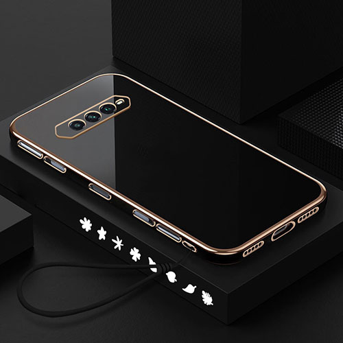 Ultra-thin Silicone Gel Soft Case Cover S01 for Xiaomi Black Shark 4 Pro 5G Black