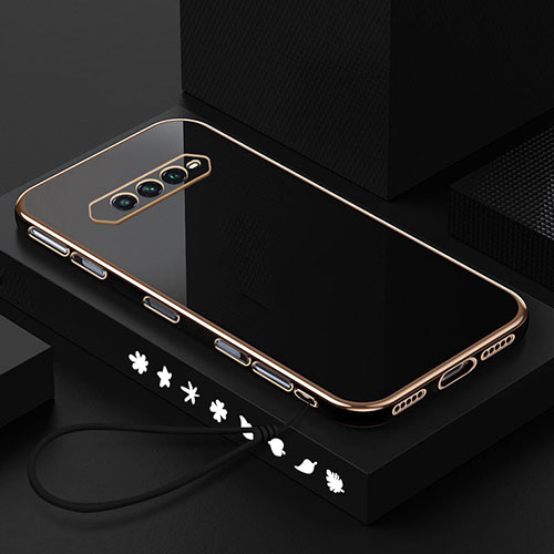 Ultra-thin Silicone Gel Soft Case Cover S01 for Xiaomi Black Shark 4S 5G Black