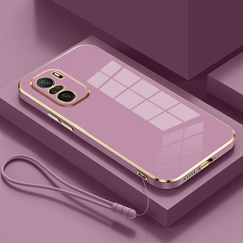 Ultra-thin Silicone Gel Soft Case Cover S01 for Xiaomi Mi 11X Pro 5G Purple