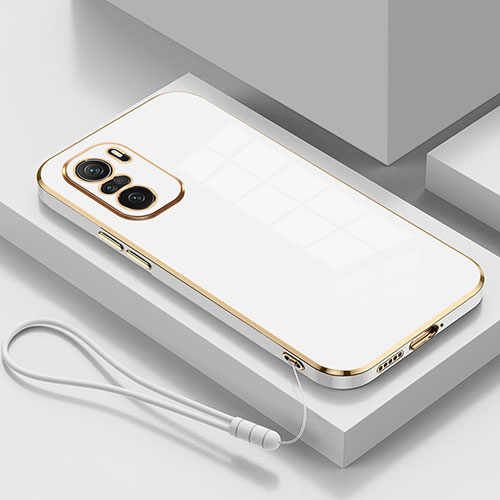 Ultra-thin Silicone Gel Soft Case Cover S01 for Xiaomi Mi 11X Pro 5G White
