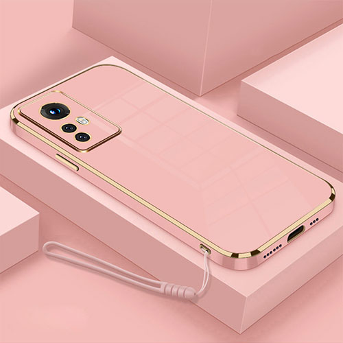 Ultra-thin Silicone Gel Soft Case Cover S01 for Xiaomi Redmi K50 Ultra 5G Pink