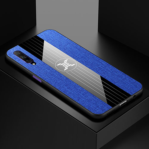 Ultra-thin Silicone Gel Soft Case Cover S02 for Huawei Honor 9X Pro Blue