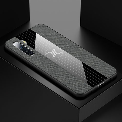 Ultra-thin Silicone Gel Soft Case Cover S02 for Oppo A91 Gray