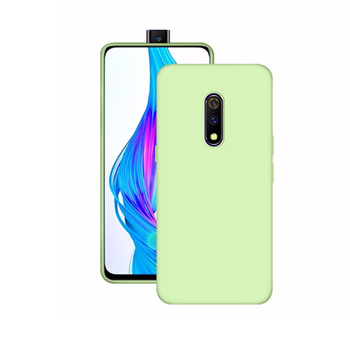 Ultra-thin Silicone Gel Soft Case Cover S02 for Oppo K3 Green