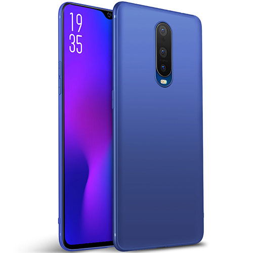 Ultra-thin Silicone Gel Soft Case Cover S02 for Oppo R17 Pro Blue