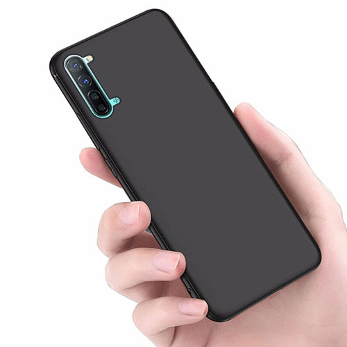 Ultra-thin Silicone Gel Soft Case Cover S02 for Oppo Reno3 Black