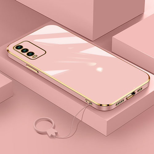 Ultra-thin Silicone Gel Soft Case Cover S02 for Xiaomi Redmi 9 Power Pink