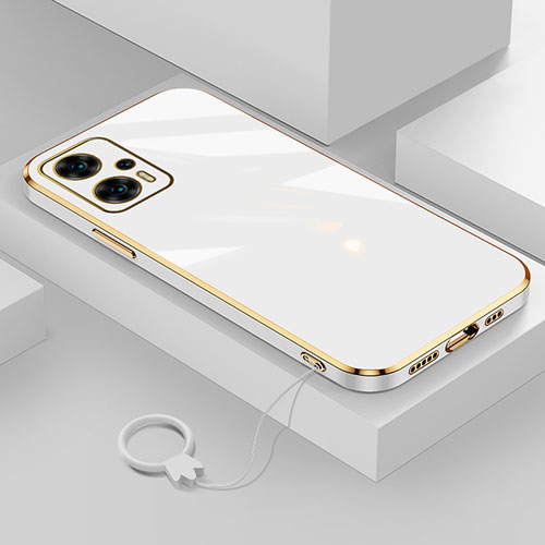 Ultra-thin Silicone Gel Soft Case Cover S02 for Xiaomi Redmi Note 11T Pro 5G White