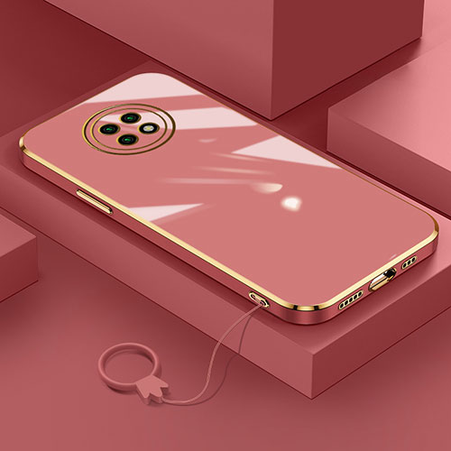 Ultra-thin Silicone Gel Soft Case Cover S02 for Xiaomi Redmi Note 9T 5G Red