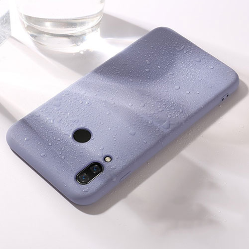 Ultra-thin Silicone Gel Soft Case Cover S05 for Huawei Honor 8X Gray