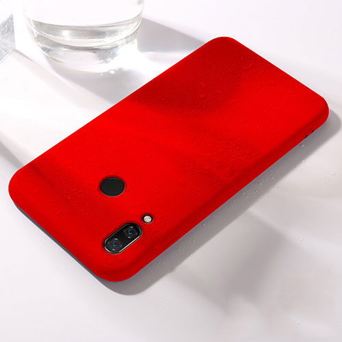 Ultra-thin Silicone Gel Soft Case Cover S05 for Huawei Honor V10 Lite Red