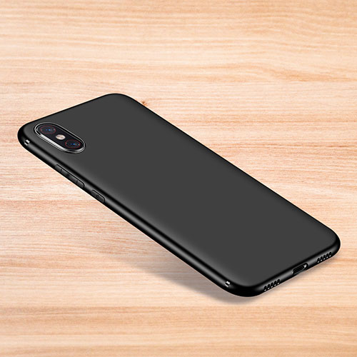 Ultra-thin Silicone Gel Soft Case Cover S06 for Xiaomi Mi 8 Pro Global Version Black