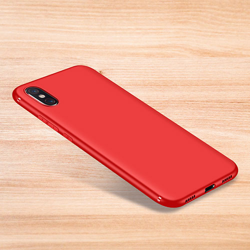 Ultra-thin Silicone Gel Soft Case Cover S06 for Xiaomi Mi 8 Pro Global Version Red
