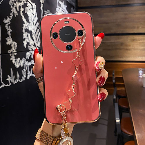 Ultra-thin Silicone Gel Soft Case Cover TS1 for Huawei Mate 60 Pro Red