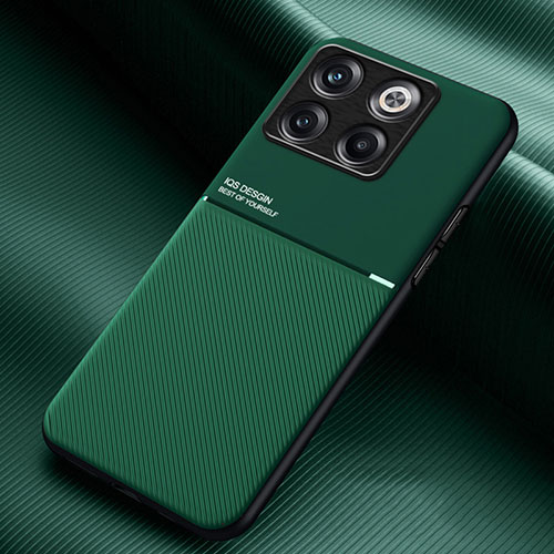 Ultra-thin Silicone Gel Soft Case Cover with Magnetic for OnePlus Ace Pro 5G Green