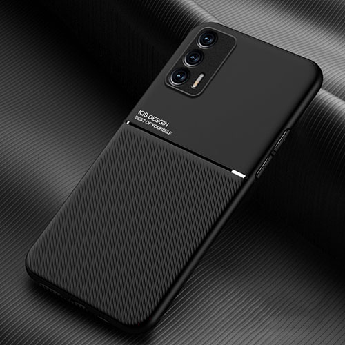 Ultra-thin Silicone Gel Soft Case Cover with Magnetic for Realme GT 5G Black