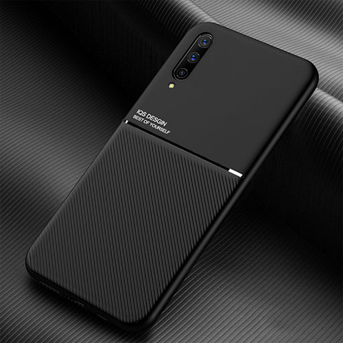 Ultra-thin Silicone Gel Soft Case Cover with Magnetic for Samsung Galaxy A50 Black