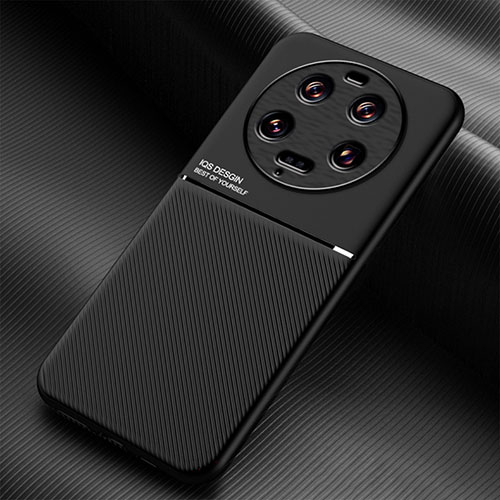 Ultra-thin Silicone Gel Soft Case Cover with Magnetic for Xiaomi Mi 13 Ultra 5G Black