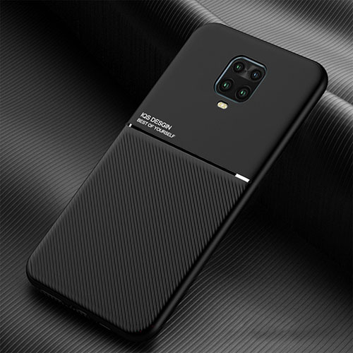 Ultra-thin Silicone Gel Soft Case Cover with Magnetic for Xiaomi Poco M2 Pro Black