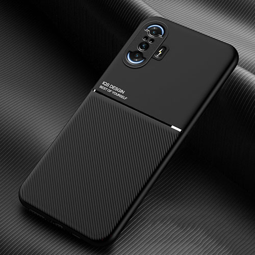 Ultra-thin Silicone Gel Soft Case Cover with Magnetic for Xiaomi Redmi K40 Gaming 5G Black