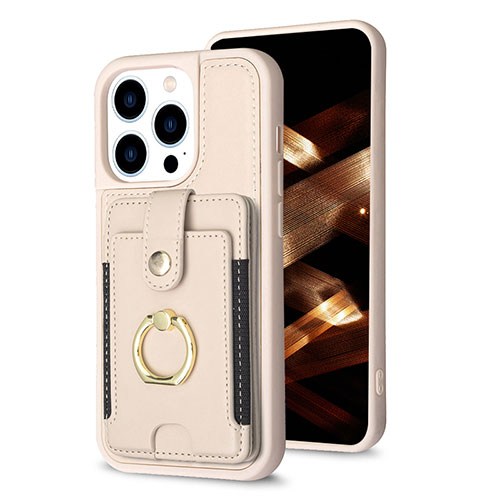 Ultra-thin Silicone Gel Soft Case Cover with Magnetic S04D for Apple iPhone 16 Pro Max Gold