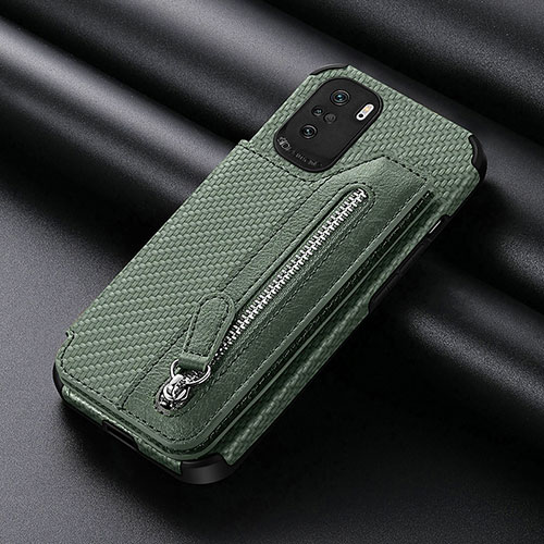 Ultra-thin Silicone Gel Soft Case Cover with Magnetic S05D for Xiaomi Mi 11X 5G Green