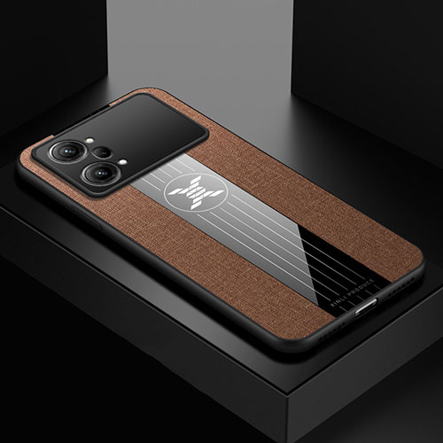 Ultra-thin Silicone Gel Soft Case Cover X01L for Oppo K10 Pro 5G Brown