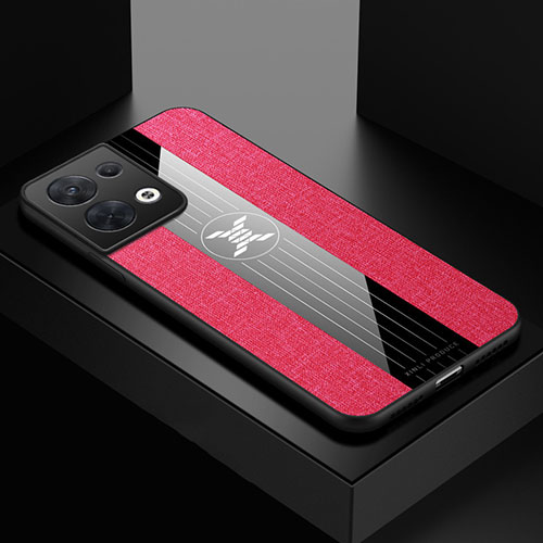 Ultra-thin Silicone Gel Soft Case Cover X01L for Oppo Reno9 Pro+ Plus 5G Red