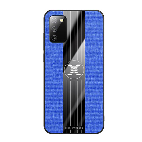 Ultra-thin Silicone Gel Soft Case Cover X01L for Samsung Galaxy F02S SM-E025F Blue