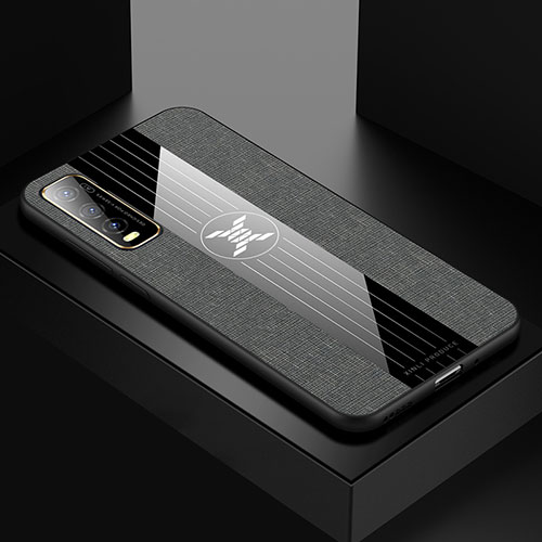 Ultra-thin Silicone Gel Soft Case Cover X01L for Vivo iQOO U1 Gray