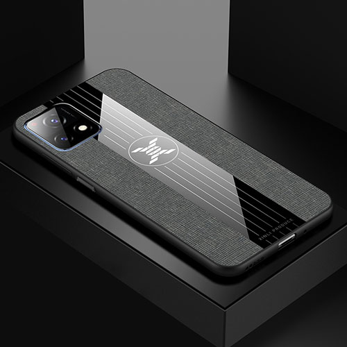 Ultra-thin Silicone Gel Soft Case Cover X01L for Vivo iQOO U3 5G Gray