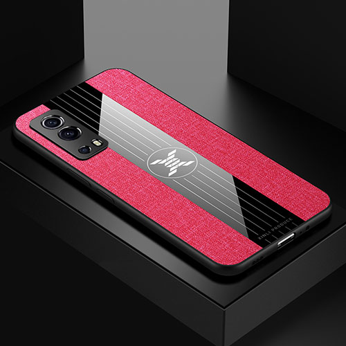 Ultra-thin Silicone Gel Soft Case Cover X01L for Vivo iQOO Z3 5G Red