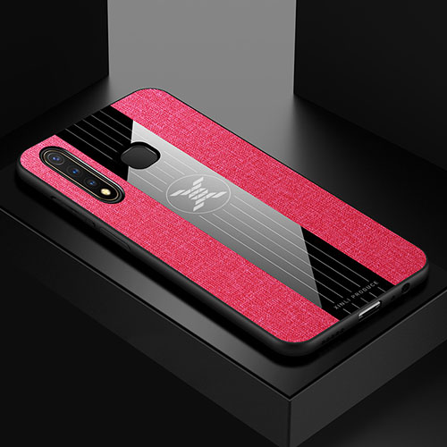 Ultra-thin Silicone Gel Soft Case Cover X01L for Vivo Y19 Red