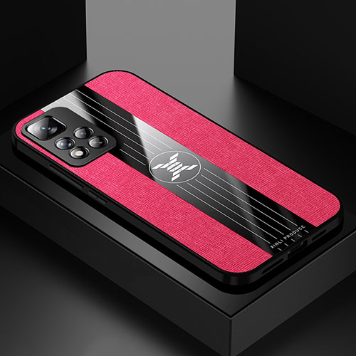 Ultra-thin Silicone Gel Soft Case Cover X01L for Xiaomi Mi 11i 5G (2022) Red