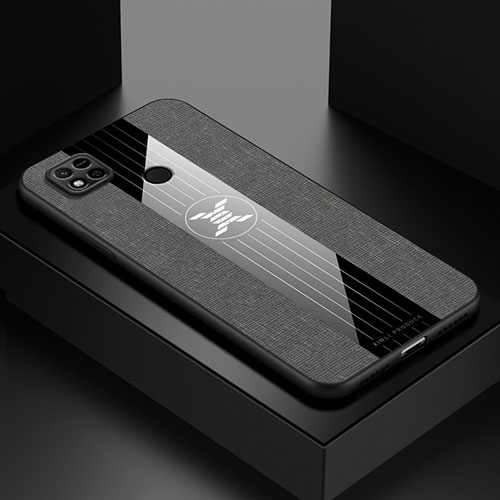 Ultra-thin Silicone Gel Soft Case Cover X01L for Xiaomi Redmi 9 India Gray