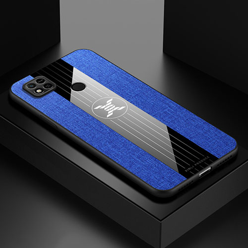 Ultra-thin Silicone Gel Soft Case Cover X01L for Xiaomi Redmi 9C NFC Blue
